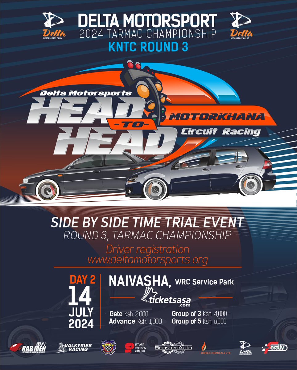 DELTAMOTORSPOR1's tweet photo. KNTC round 3, The Head to Head Motorkhana and drifting 🏎💨
.
#deltamotorsportsclub #tarmac #Championship #kenya #KNTC https://t.co/7eUQoEz9wD