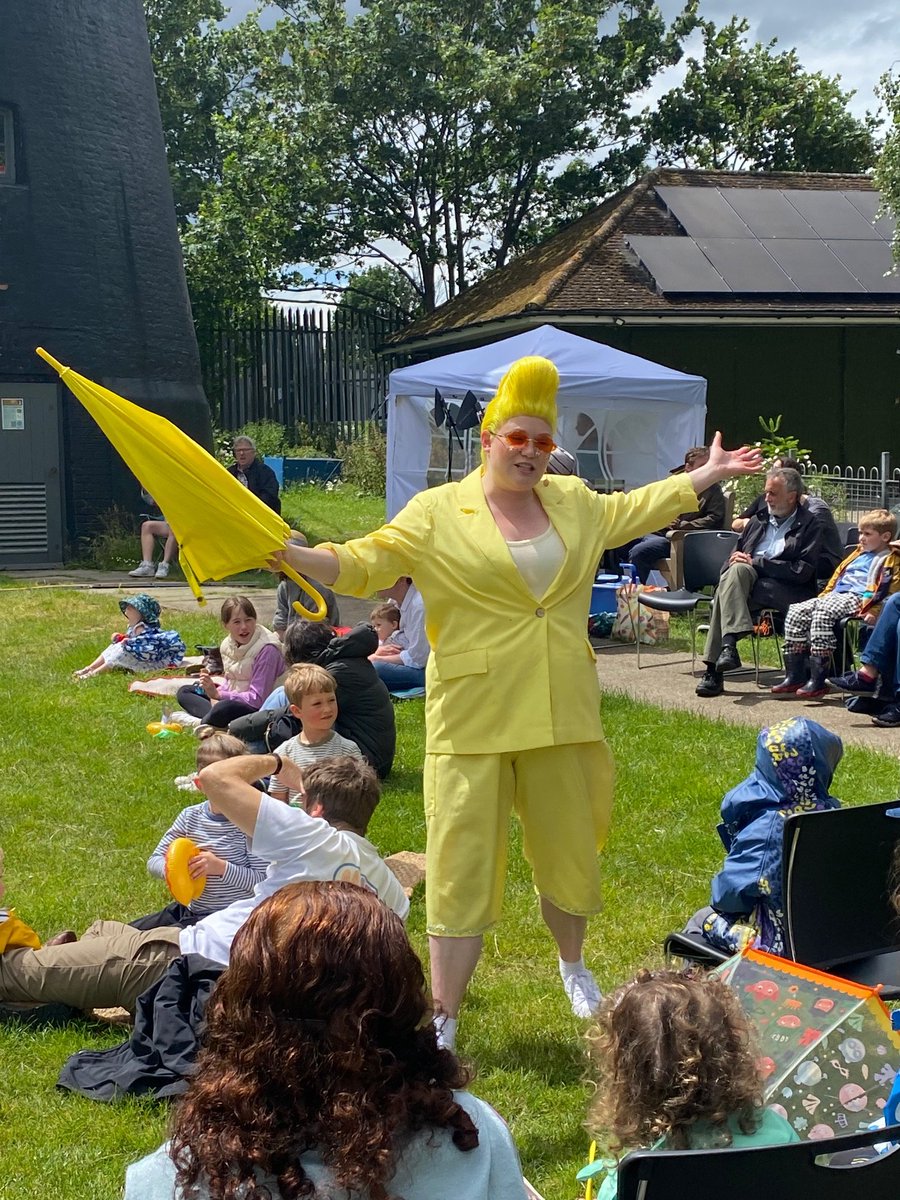 brixtonwindmill's tweet photo. ☂️Huge thank you to @dotcollective for their open air theatre shows battling through adverse weather 🌩️on Saturday. Our audience loved it and we didn't let the weather bring us down! https://t.co/BpdQSKOnr6