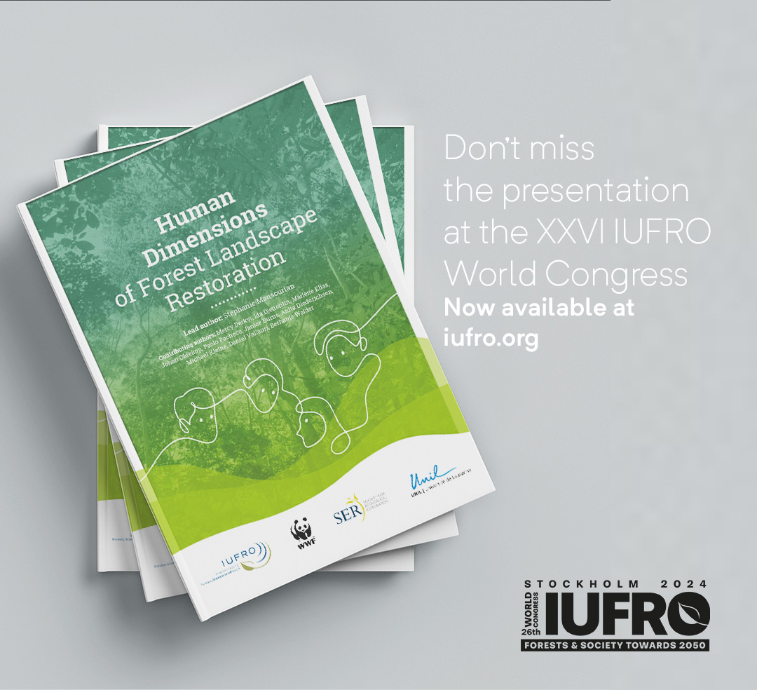 Have you seen the new publication by IUFRO <a href="/WWF/">WWF</a> <a href="/SERestoration/">SERestoration</a> and <a href="/unil/">Université de Lausanne</a> on the human dimensions of forest landscape restoration?
#GenerationRestoration
You can also listen to the presentation at #IUFRO2024
🔗 iufro.org/publications/j…