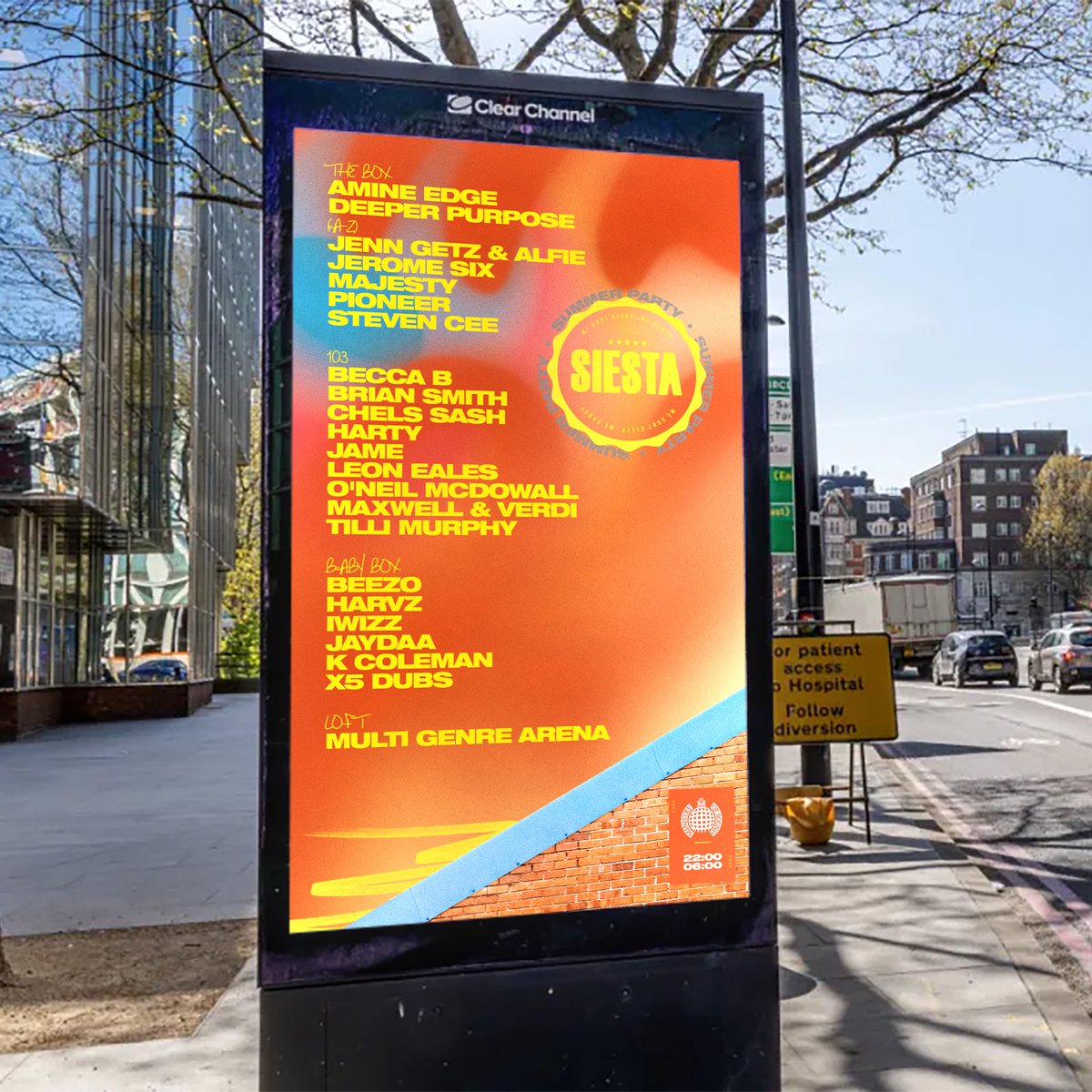 This lineup inside London’s most iconic venue is always a good idea 😮‍💨🔥 

Siesta Summer Party | Sat 13 July | Ministry of Sound 🙌🪩 

Be sure to get your tickets on time, we don’t want you to miss out on this!! 📢 

👉 ra.co/events/1929688

#siesta #techhouse #rave