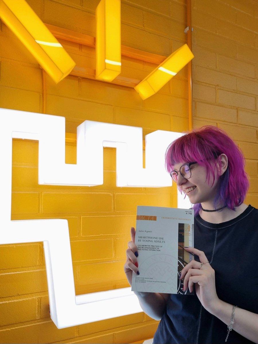 My PhD thesis is now in print 🥳 Huge thanks to my supervisors <a href="/olofflo/">Florence Oloff</a> &amp; <a href="/NettaIivari/">Netta Iivari</a>, and pre-examiners @niinalilja &amp; <a href="/barbro66/">Barry Brown</a>. The defence is on August 30th at <a href="/UniOulu/">University of Oulu</a> with <a href="/5tuartreeves/">😶 stuart reeves 😶</a> as the opponent. If you'd like a Zoom link to attend online, let me know! #EMCA