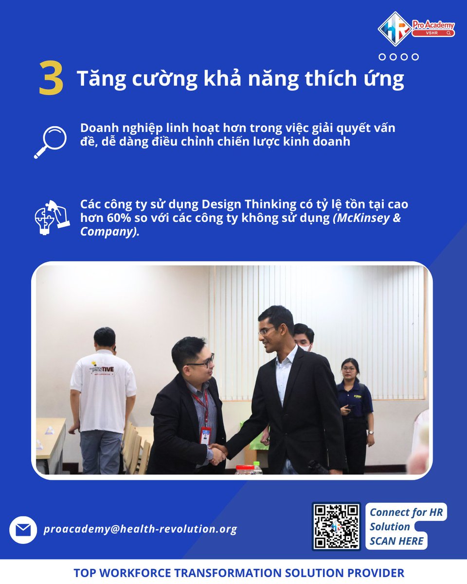 VSHRProAcademy's tweet photo. Công ty bạn có thường bị đánh giá là chỉ nghĩ về các giải pháp cũ với tính khả thi thấp không?

💡 Điều đó đang xảy ra do chiến lược nhân sự của bạn. Dành 5 phút để thực hiện đánh giá này để khám phá kết quả của chiến lược nhân sự https://t.co/o5UjaUduqt https://t.co/AfZODlX4q2