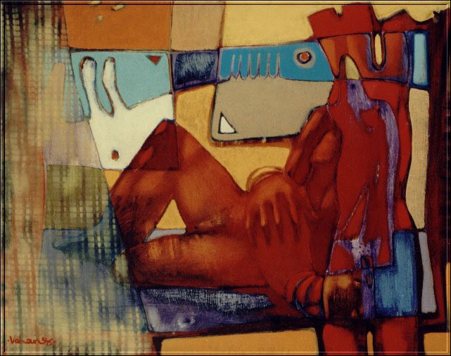 „Volcano" 
oil on canvas 90x120cm.