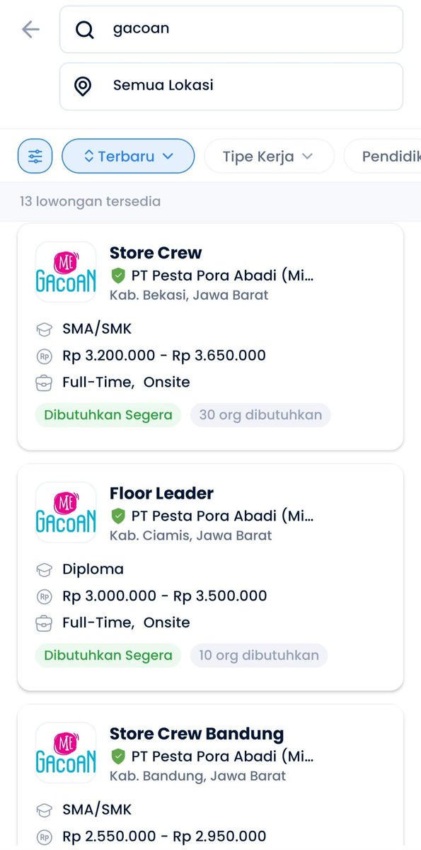 worksfess's tweet photo. wrk! disini ada yang kerja di gacoan? pengen tau dong sistem kerjanya gimana https://t.co/MPklXtU6y7