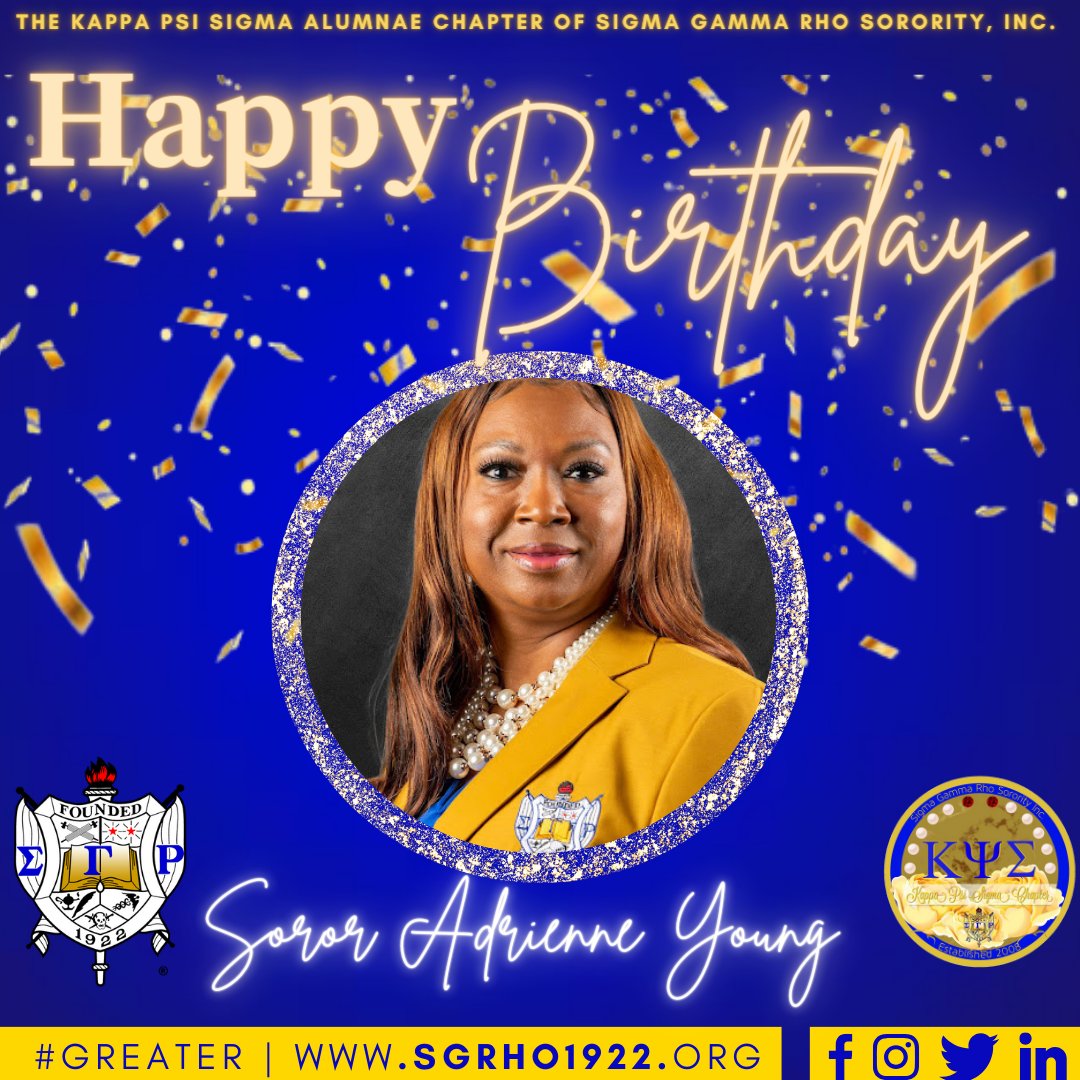 KPS_GradSGRho's tweet photo. #POODLEPAUSE ππ₯³
Let's take a moment and wish Soror Adrienne Youngππ a #Rhoyalblueandgold birthday! #Greaterservice #SigmaShoutout #ClaRHOty #KPS #9 #The10RubiesofLight #7thgeneration https://t.co/zZpoYu2HXk