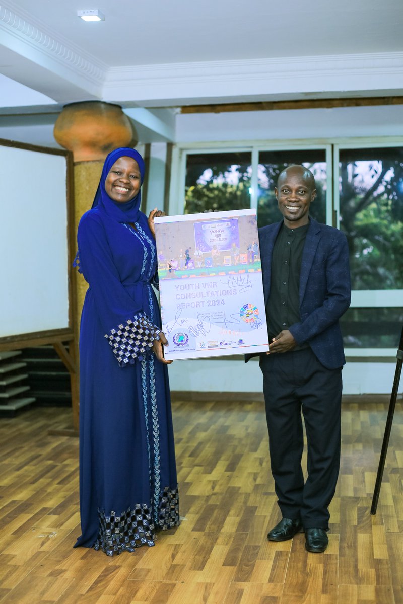Uganda Youth Coalition for SDGs (@youth4sdgsuga) on Twitter photo Ahead of Uganda's 3rd annual SDG conference, our president <a href="/NassaliAminah/">NASSALI AMINAH</a> joined <a href="/UNAUGANDA/">UNA UGANDA</a> and other stakeholders for a side event and the launch of the Youth VNR consultation Report. The report will inform the Uganda's VNR to be presented at the high level political forum. Ahead of Uganda's 3rd annual SDG conference, our president <a href="/NassaliAminah/">NASSALI AMINAH</a> joined <a href="/UNAUGANDA/">UNA UGANDA</a> and other stakeholders for a side event and the launch of the Youth VNR consultation Report. The report will inform the Uganda's VNR to be presented at the high level political forum.
