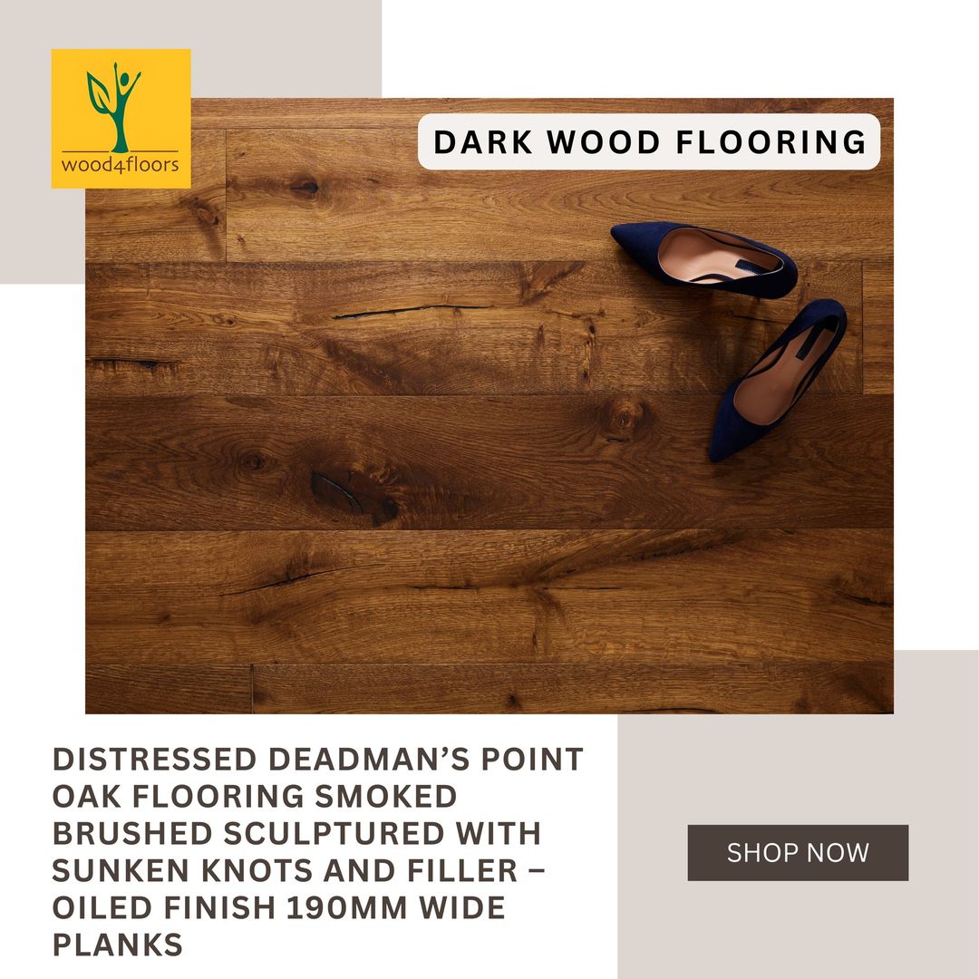 Wood4Floors's tweet photo. Dark Wood Flooring - Distressed deadman’s point oak flooring smoked brushed sculptured with sunken knots and filler – Oiled finish 190mm wide planks

Claim your free wood flooring sample now!
https://t.co/bdtav0q214

Talk to our team: 020-8699-7527 https://t.co/eeF6rG76Of