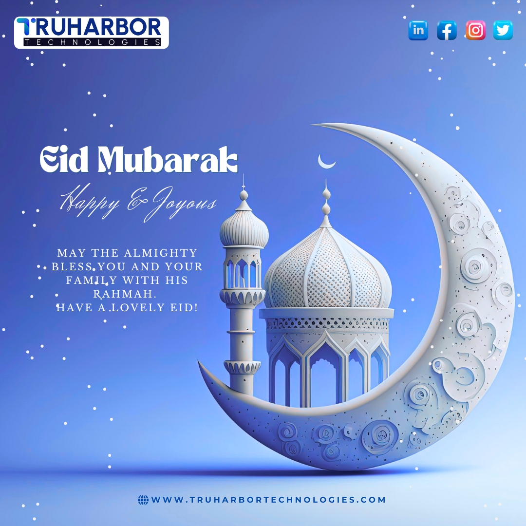 TRUHARBOR_TECH's tweet image. Sending you warm wishes on this Eid. May Allah bring peace, joy, and happiness in your life. Eid Mubarak!
Visit Now : truharbortechnologies.com
#EidMubarak #HappyEid #Eid2024 #EidCelebration #EidJoy #EidWishes #EidBlessings #EidFestivities #EidHappiness #EidLove #EidulFitr #EidVibe