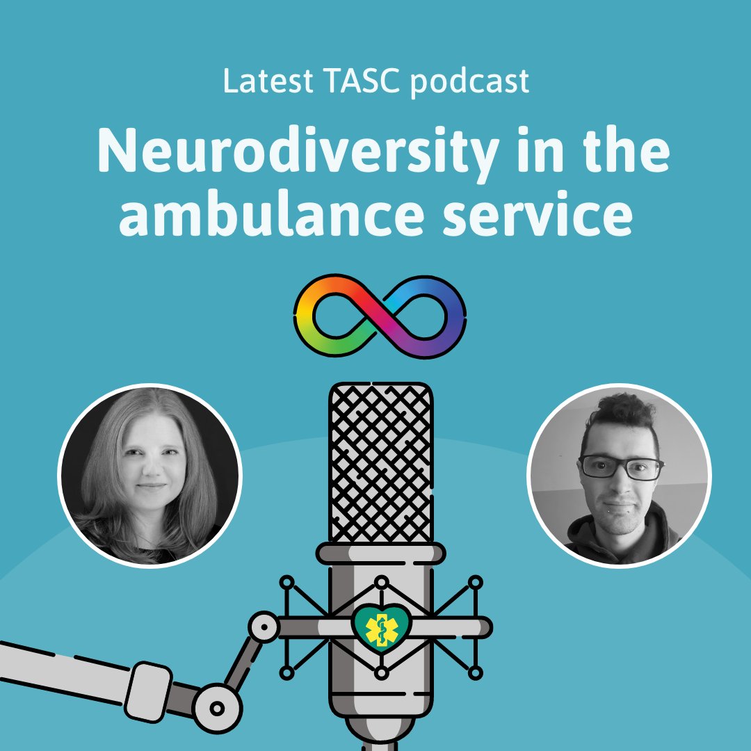 TASC The Ambulance Staff Charity (@tascharity) on Twitter photo π£ Latest TASC podcast episodeπ£
Today we're discussing #Neurodiversity in our #Ambulance service & joining us is <a href="/dawn_poulson/">Dawn Poulson Whelan ππβΏβ</a>, Founder & Chair <a href="/N_AmbDisability/">National Ambulance Disability Network</a>, & <a href="/Akkikko/">Nova J Bridge</a>, Chair of the #Diversity Steering Group at <a href="/ParamedicsUK/">College of Paramedics</a> Listen here:
Spotify: open.spotify.com/episode/52WRKTβ¦ π£ Latest TASC podcast episodeπ£
Today we're discussing #Neurodiversity in our #Ambulance service & joining us is <a href="/dawn_poulson/">Dawn Poulson Whelan ππβΏβ</a>, Founder & Chair <a href="/N_AmbDisability/">National Ambulance Disability Network</a>, & <a href="/Akkikko/">Nova J Bridge</a>, Chair of the #Diversity Steering Group at <a href="/ParamedicsUK/">College of Paramedics</a> Listen here:
Spotify: open.spotify.com/episode/52WRKTβ¦