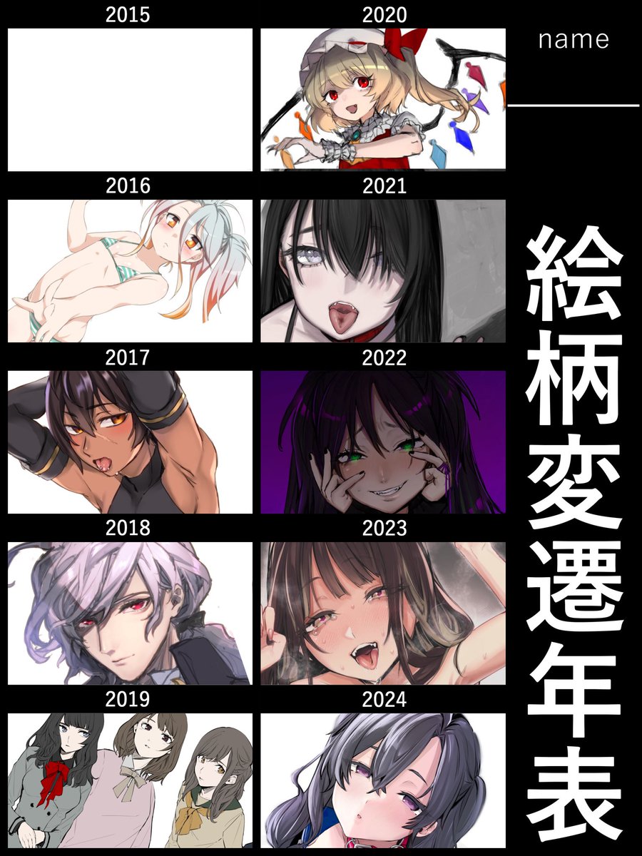 今のスマホに2015以前が無かった🥹 