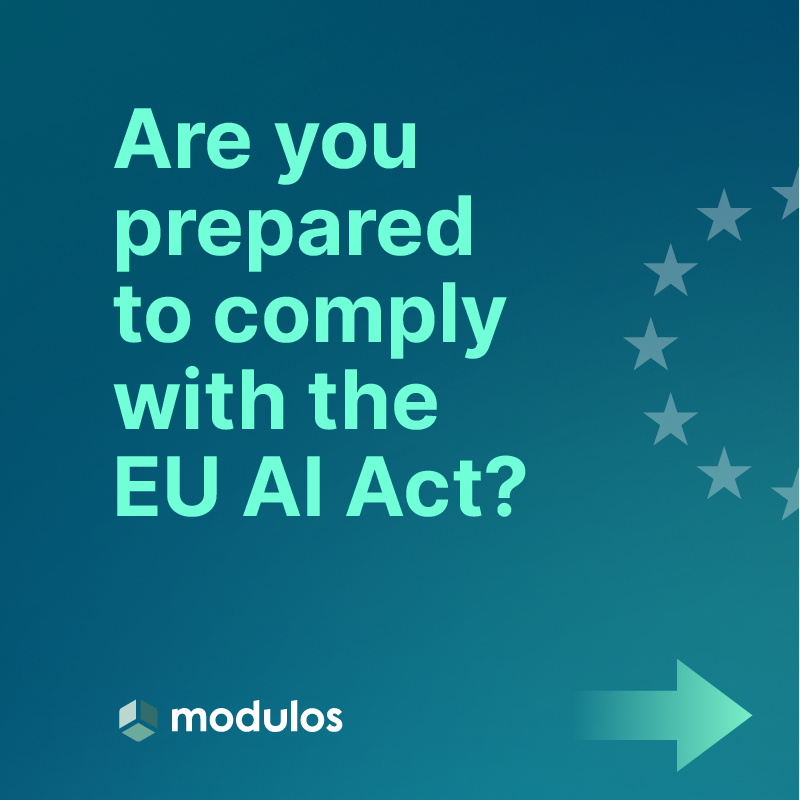 Modulos_ai's tweet photo. Are you prepared to comply with the #EUAIAct? Understanding the Act is crucial for your organization's compliance. 

Our EU AI Act Guide provides valuable insights and practical steps to help your organization meet legal obligations on time.