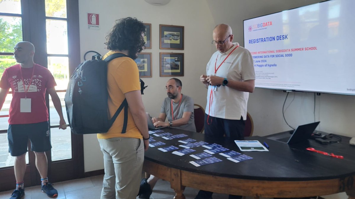 SoBigData's tweet photo. 🎓 The SoBigData Summer School: "Empowering Data for Social Good" is starting! 🎓

Stay tuned for updates and highlights from our sessions.

#SoBigData #SummerSchool #DataForGood #SocialImpact #Innovation #Learning https://t.co/zkrrJpqAN4