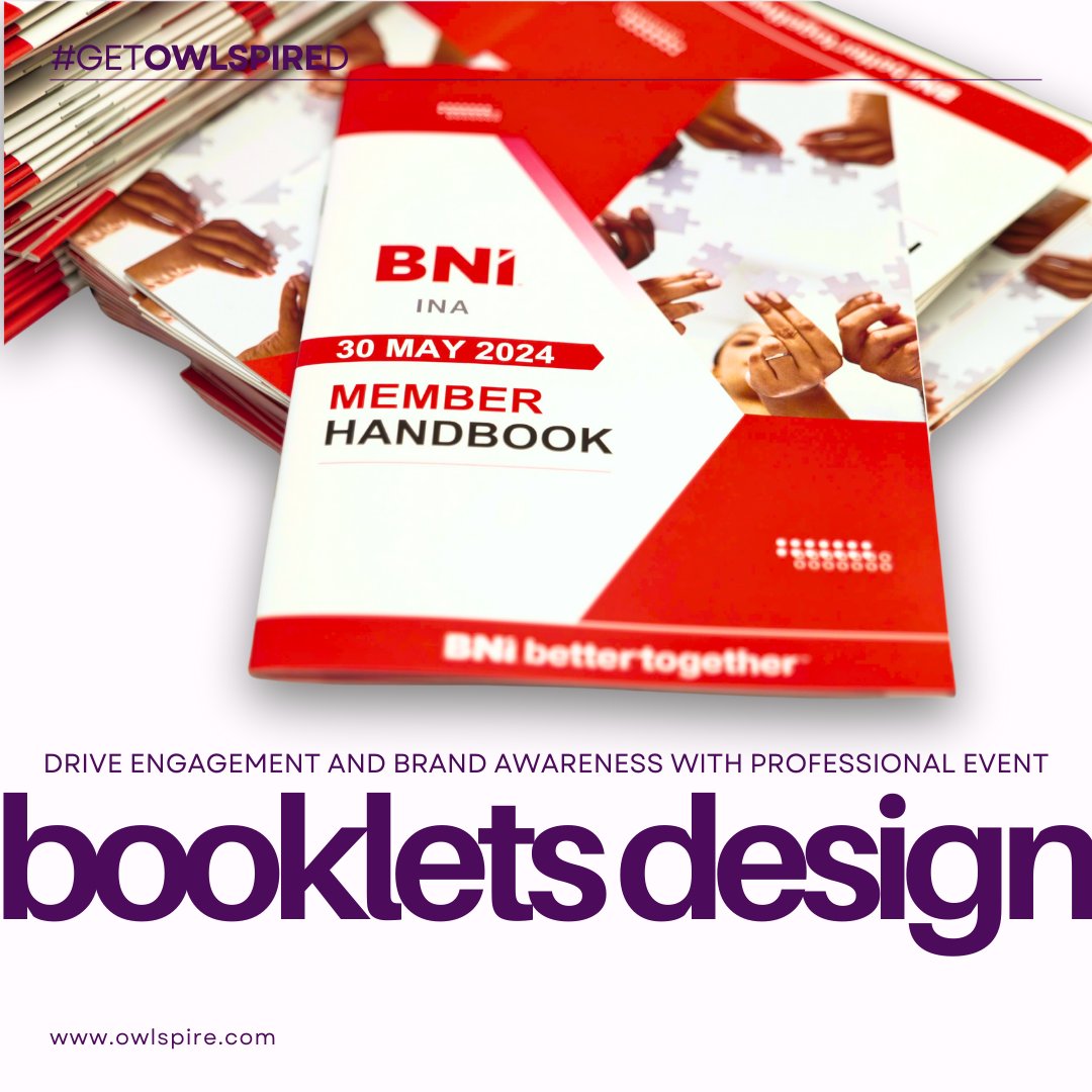 getowlspired's tweet photo. Make a lasting impression at your next event! Our impactful booklet designs engage attendees and tell your brand story. 

#eventmarketing #bookletdesign #bnibangalore #bniindia #bni #designinspiration #design #printdesign #eventmanagement #brandingagency #brandbuilding https://t.co/0DB5HvJSMx