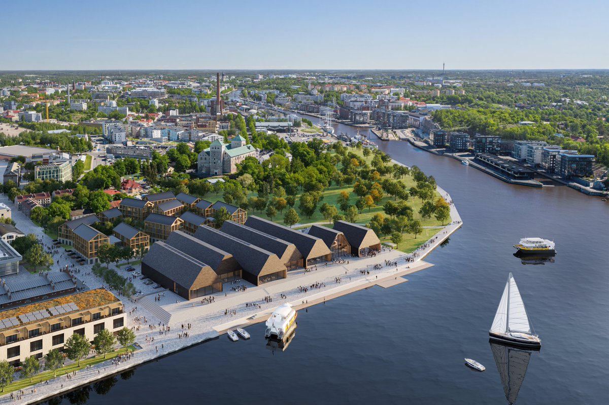cityofturku's tweet photo. The winner of the architectural competition for the Museum of History and the Future is the Finnish Sigge Architects Ltd with their design Squama – congratulations! #Turku https://t.co/DgRtqvCQ9g