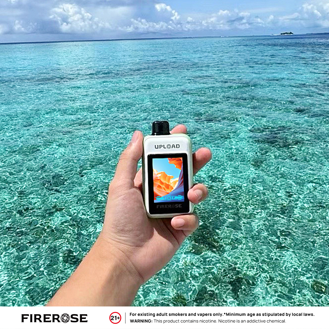 Get the summer leisure time on the beach😊
.
🟧Main Features:
-Replaceable screen
-App control
-Dual mesh coil
-Vibration indication
-Up to 25000 puffs
.
More details:
firerosetech.com/products/uploa…
.
#fireroseupload #firerose #firerosetech #vape