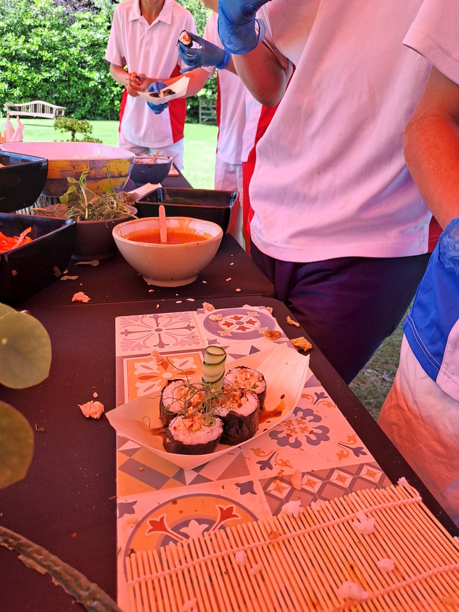 jmccarrollangel's tweet photo. Great sushi demos in the sun at Summerfields School @chefbenji64 @HowsonHelen @HolroydHowe https://t.co/Z58D4cTsTB