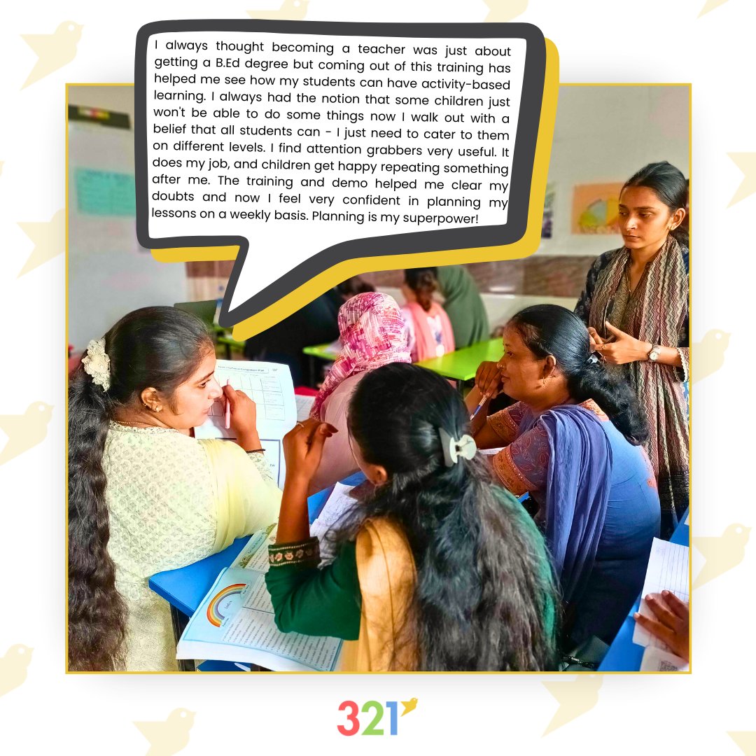 321 Education Foundation tweet media