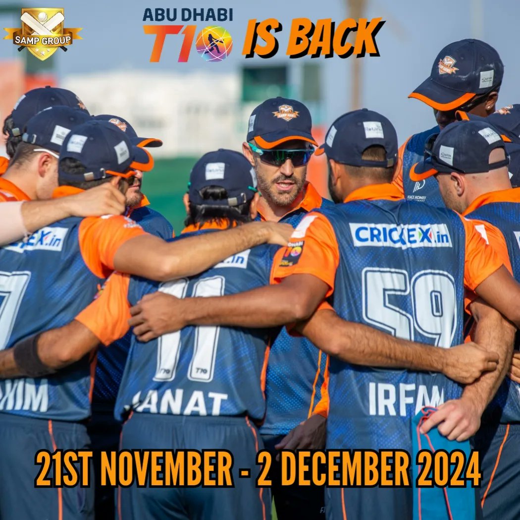 Samp Group (@sampgroup) on Twitter photo Get ready to rally!
The army is gearing up to charge into <a href="/T10League/">T10 Global</a> 2024 once again ๐ฅ๐ช Get ready to rally!
The army is gearing up to charge into <a href="/T10League/">T10 Global</a> 2024 once again ๐ฅ๐ช