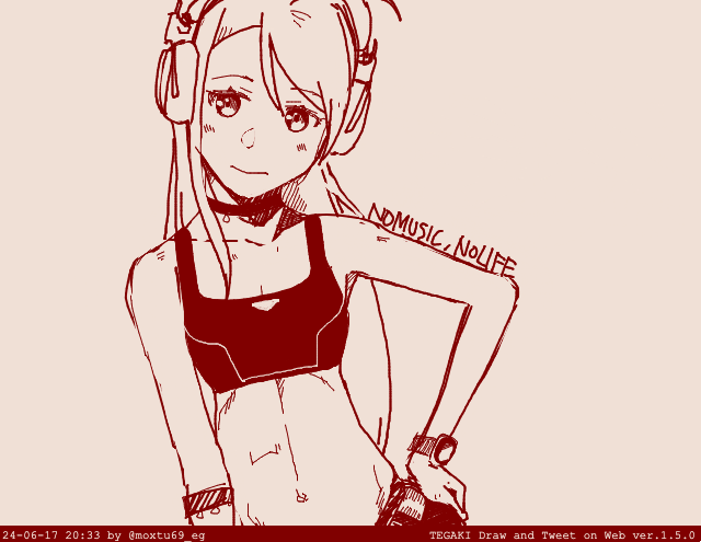 いつだって僕らは誰にも邪魔されず #tegaki_dt 