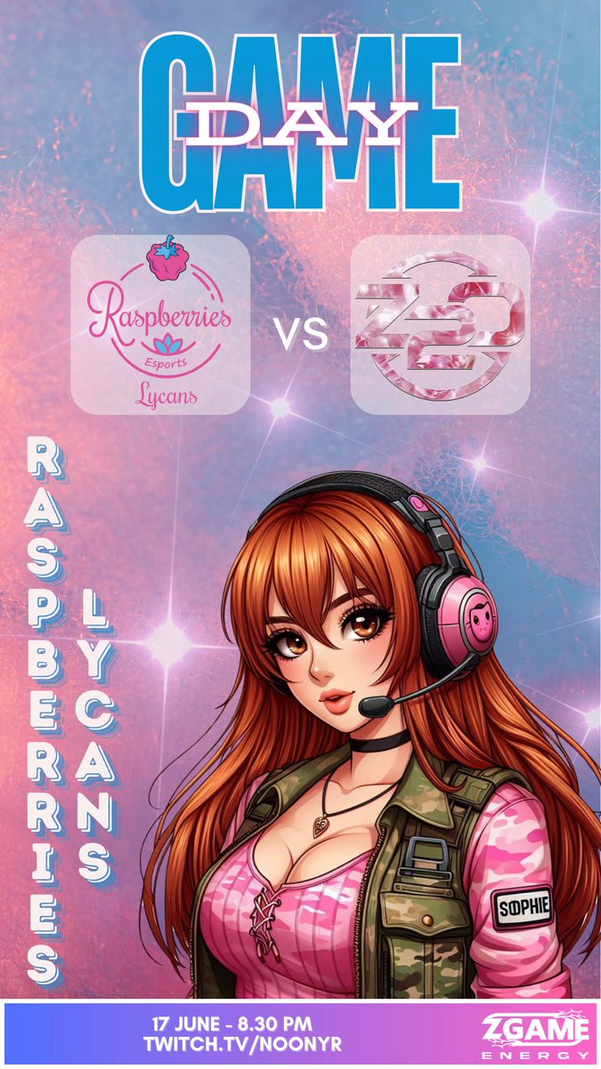 RaspEsports's tweet photo. Raspberries Lycans vs Z2O Rose in the XP League, who will come out on top?

📅 17/6/24
⏰ 20:30
📺 https://t.co/d3yJVK66Bk @_Noony_R 

💫 @Belterzz 
💫 @P1nkviper 
💫 @famousrecord 
💫 @SophieLouiseGxo 

@TeamZero2One @XP_Europe https://t.co/PEpTTF7RMt