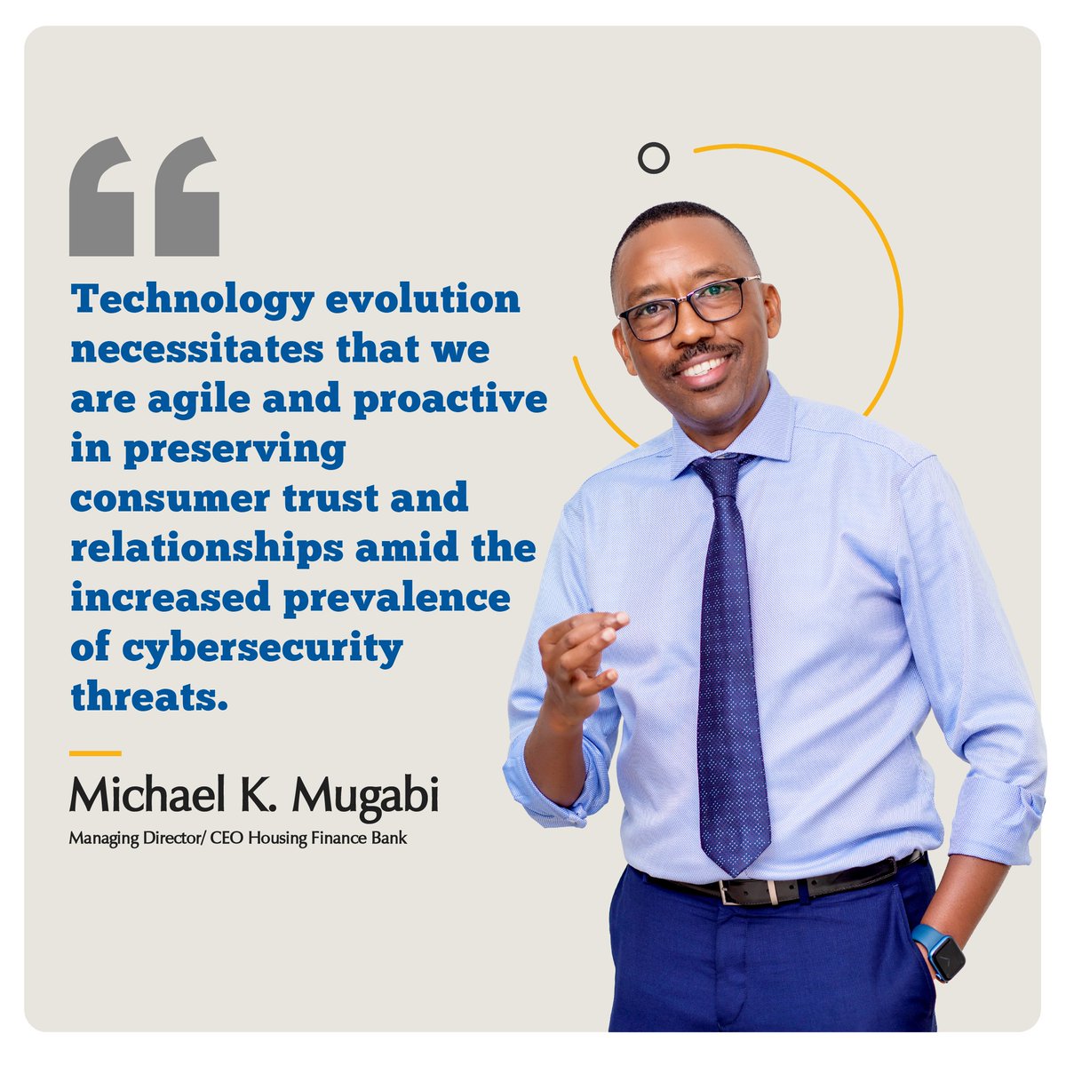 MugabiMk's tweet photo. The evolution of digital technology has revolutionized the way we conduct business and serve our customers. However, it has also increased the prevalence of cybersecurity threats, underscoring the importance of staying ahead of the curve in protecting our customers' trust, data, and transactions.

Across @housingfinanceU's, we've adopted a proactive, process-driven strategy to tackle these heightened cybersecurity risks head-on. This approach involves continuously identifying and analyzing emerging threats, investing in upgrading our infrastructure, and rigorously testing our defenses to ensure they remain resilient in the face of evolving challenges.

These efforts are fundamental in preserving the trust underpinning our relationships with our customers, particularly in an era where banking is synonymous with convenience, speed, and security.

#WeMakeItEasy