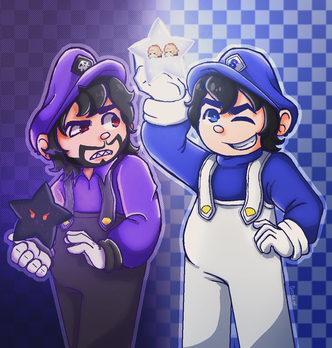 Abeetlee's tweet image. I love these goobers. #SMG4 #SMG3 #smg4fanart
