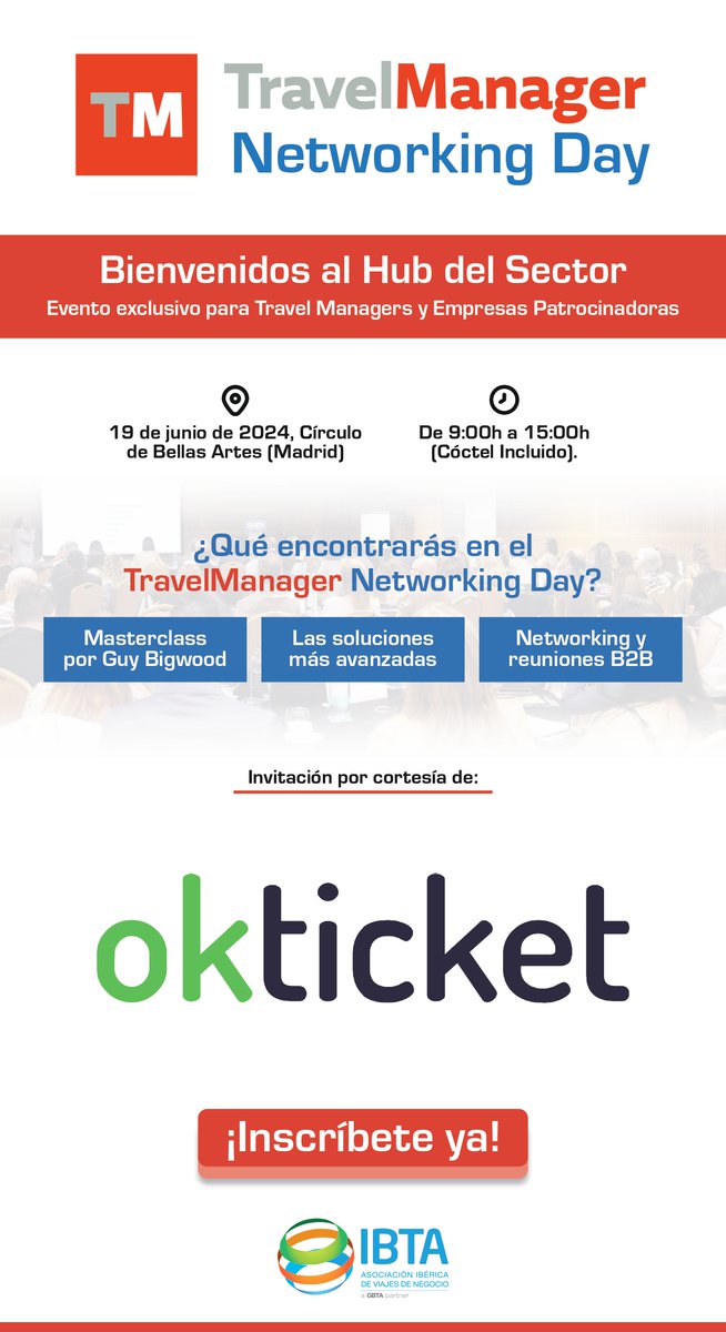 OkticketApp's tweet photo. 📅 #OkticketenRuta |
Dónde estaremos esta semana?
✅ ERP Summit España
✅ Jornada anual #ASSET Madrid
✅ Travel Manager Networking Day #IBTA
✅ Meet up by #Nzyme
✅ X FORO DEL SECTOR TIC 2024 @ASTUREXExporta y @ClusterTICAstur
#SaaS #FinTech #digitalizacion #notasdegastos https://t.co/kWVbUyR7ML