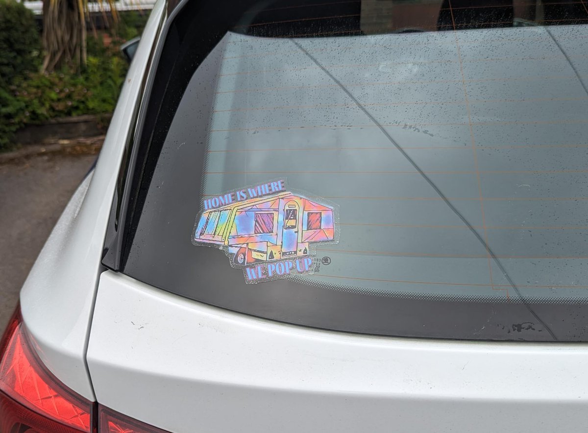 Lily3Adventure's tweet photo. The stickers have arrived and I'm so pleased with them, one for the car and one for my #dandytrailertent absolutely thrilled!
https://t.co/7pq8eAtNW1
#trailertent #foldingcaravan #designs #homeiswherewepopup #camping #outdoors #stickerdesign #feelingdandy #thrilled https://t.co/NACTzjFOEw