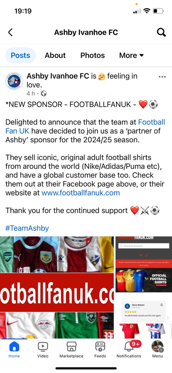Football Fan UK (@footballfan_uk) on Twitter photo Delighted to be one of the sponsors again at our local non-league football club <a href="/AshbyIvanhoe_FC/">Ashby Ivanhoe FC</a> for the forthcoming season. Delighted to be one of the sponsors again at our local non-league football club <a href="/AshbyIvanhoe_FC/">Ashby Ivanhoe FC</a> for the forthcoming season.