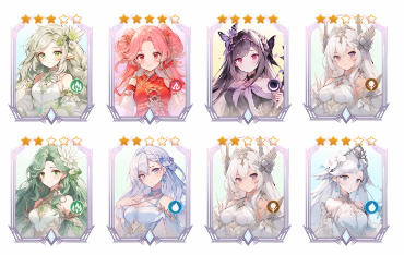 kishi27's tweet photo. #BlastFantasy 
二回目のフュージョンも成功したけど、これぐらいでいいかな...

5色揃って
★5★4★3★3★2
のパーティー編成。
フュージョンチケットも3枚来る予定出し、今光Epicを引ける気がしない... https://t.co/nKFfey2EGk