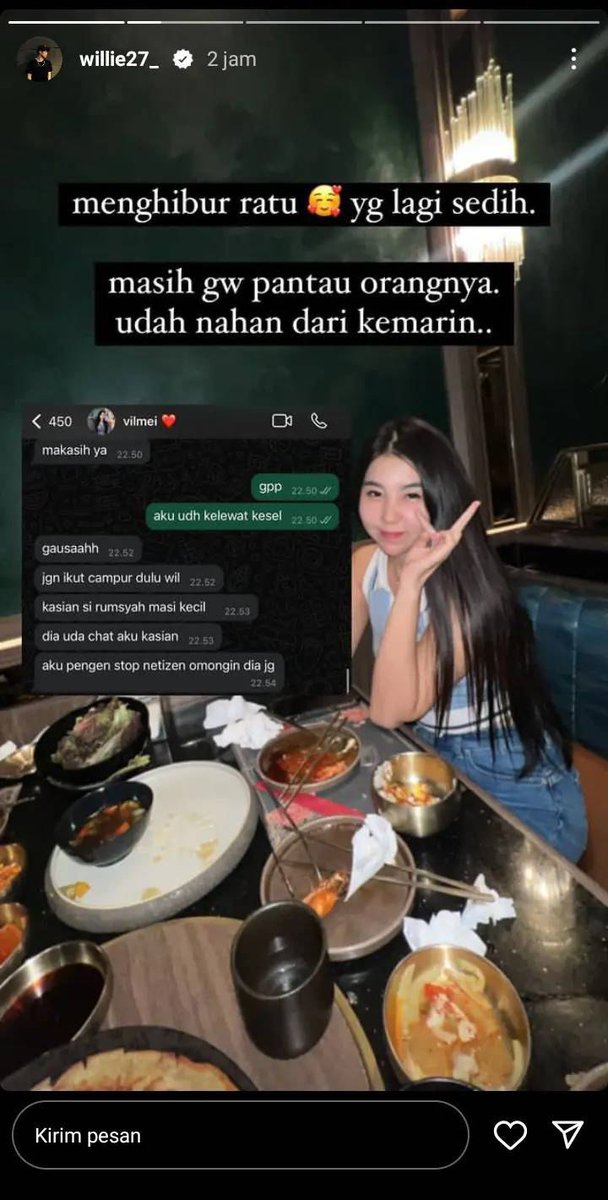 kabarheboh01's tweet photo. Willie Salim ngamuk gara-gara masalah ngasih hp advan kemarin 

terharu bgt liat responnya willie ke ci vilmei bener² sayang seluas samudra😭 https://t.co/DI4fjrS1XN