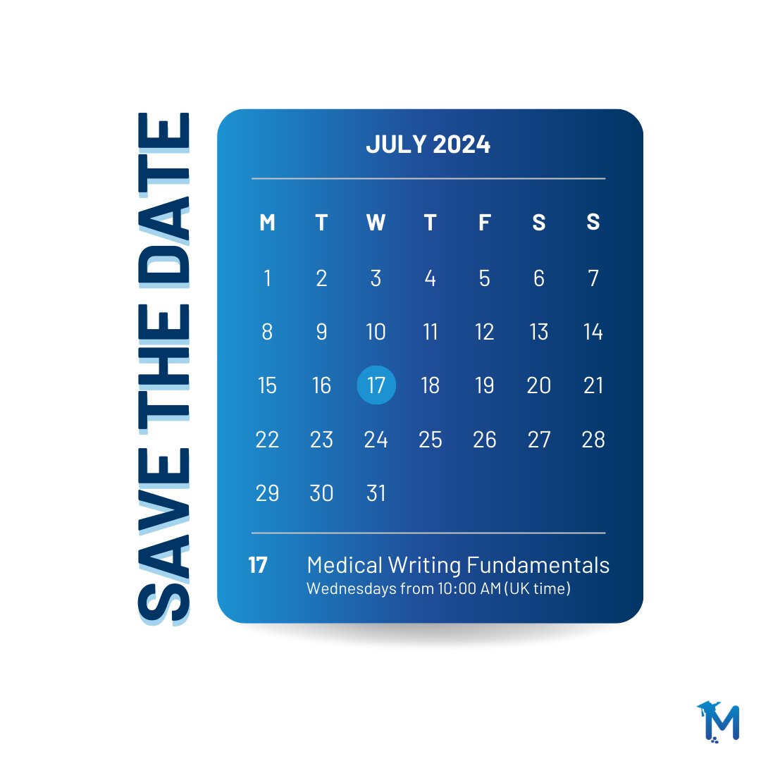 Ready to launch your career in #MedicalWriting? Our next Medical Writing Fundamentals course begins on 17th July. 📆

Register here: i.mtr.cool/eypwbxgrmo 

#MonsterAcademy #MedComms #ScienceWriting #Fundamentals #ELearning #OnlineCourse #TrainingProgramme