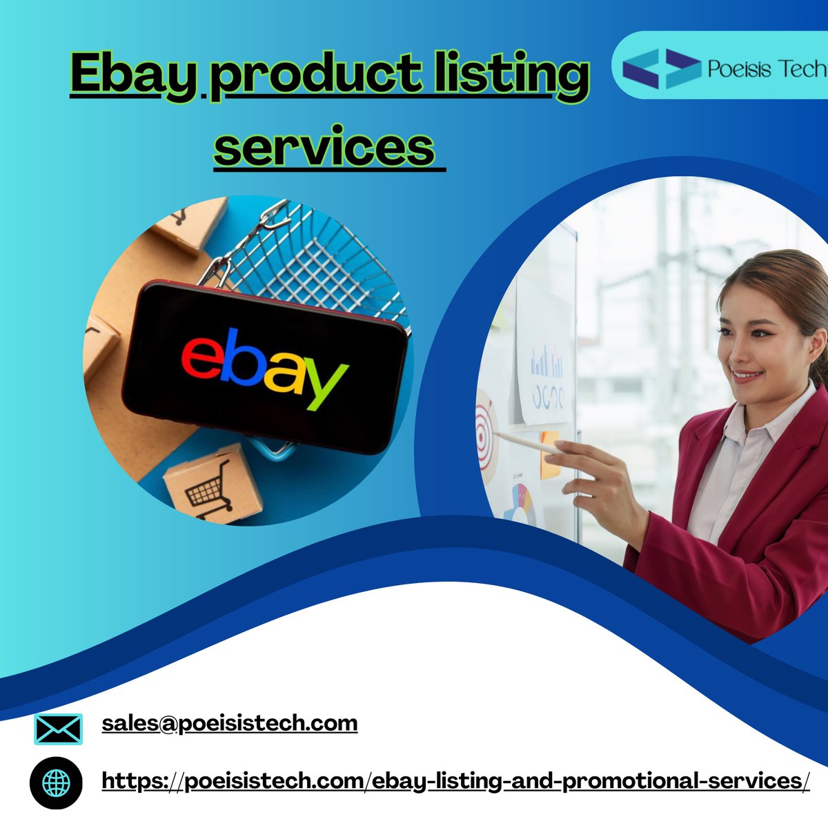 PoeisisTech's tweet image. "Boost your eBay sales with our expert listing and promotional services. Drive traffic and increase revenue today"
🌐- poeisistech.com/ebay-listing-a…
#ebay #ebayselle #ebaystore #ebaycommunity #poeisistech #ebaysales #seo #digitalmarketing #onlineshopping #ebaysales