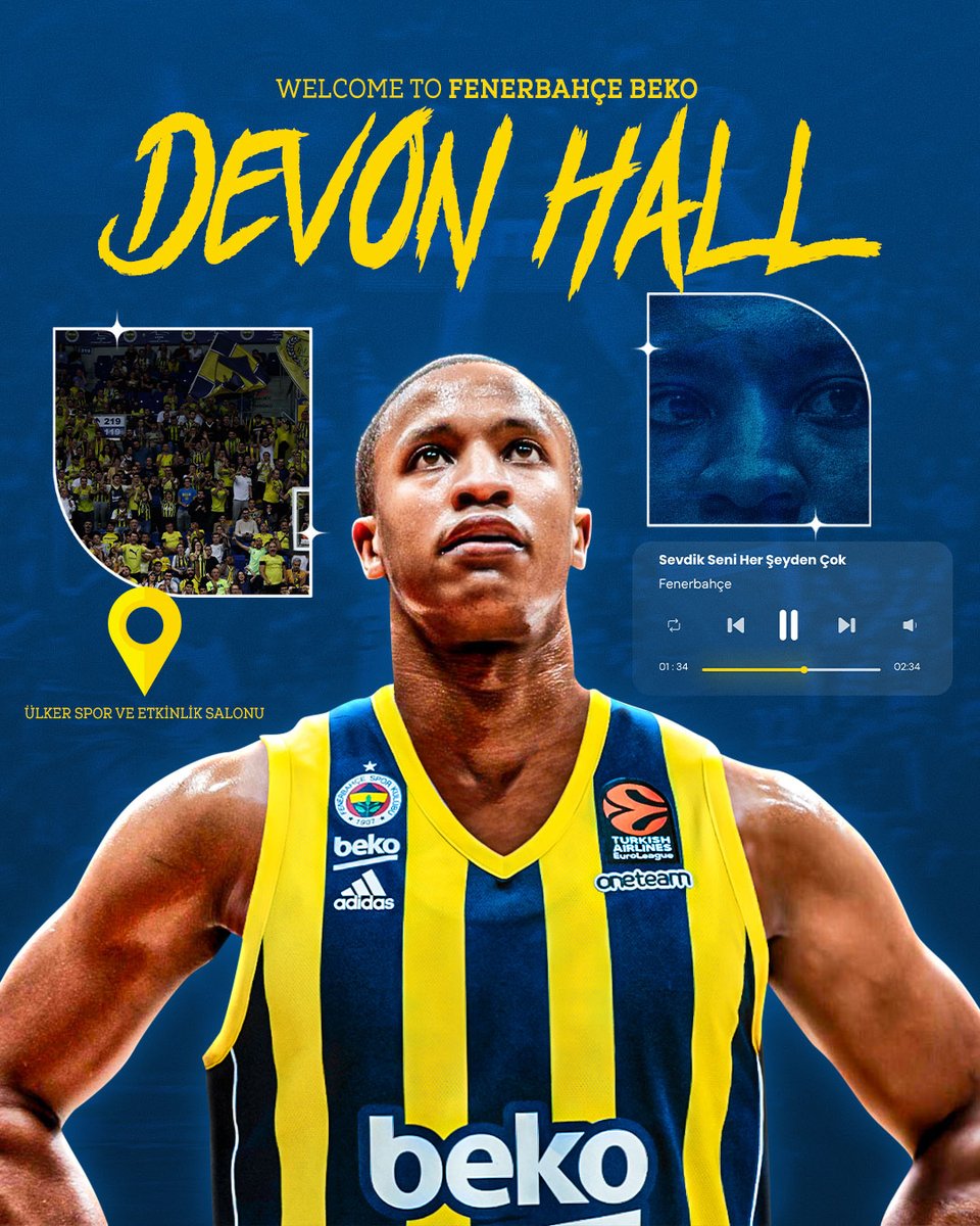 Devon Hall Fenerbahçe Beko'da! ✍️💛💙

👉 bit.ly/3Vqw7e2
