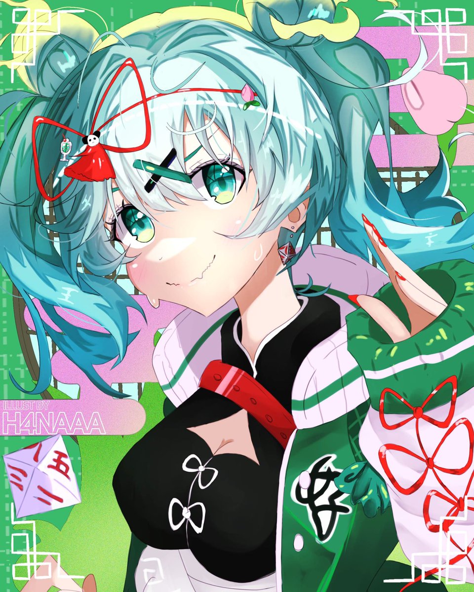 🐼🍑🥤 • ハオ (HAO) by Deco*27 • #hao #deco27 #ハオ #初音ミク