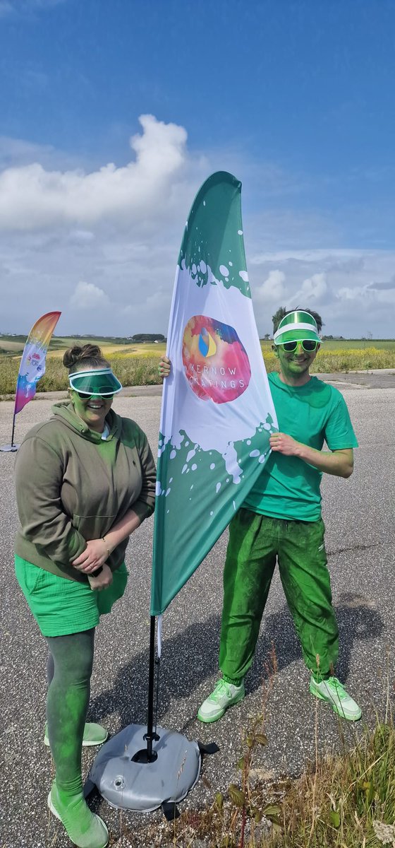 🌈At the weekend, we were honoured to support the <a href="/CHSW/">Children's HospiceSW</a> Rainbow Charity Run. From sponsoring the green station, supplying our non-woven material for the race bibs to our team members Stacey and Mike throwing paint at runners, we were delighted to be part of the community spirit!