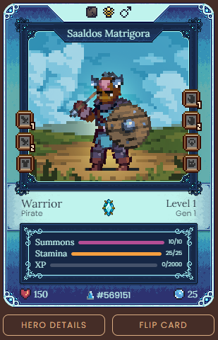 BloaterConnect's tweet photo. This hero from @DeFiKingdoms awaits his new owner!

Unfortunately, $BLOAT holder 0x838eD87d6Ff38388479093fd9b0196Fb31D2E902 does not have a profile!

So we will be sending him out to next week's winner together with next week's hero! https://t.co/Gz9QzmX5uL