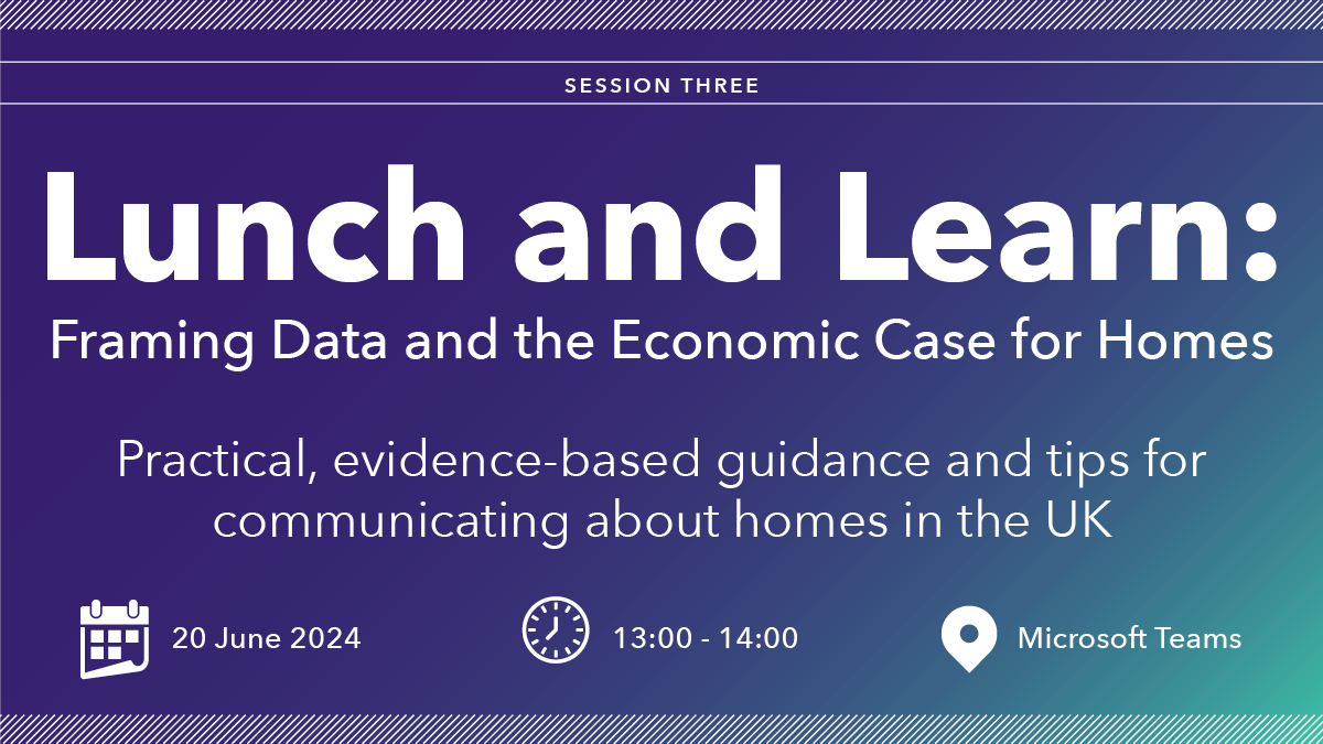 Nationwide Foundation (@nationwidefdtn) on Twitter photo Don't miss out on the final How to talk about homes webinar taking place this Thursday. <a href="/Soph_Gordon/">Sophie Gordon</a> will once again be providing practical guidance and tips for communicating about homes in the UK - this time with a focus on framing data.
Register now: cih.org/blogs/webinar-… Don't miss out on the final How to talk about homes webinar taking place this Thursday. <a href="/Soph_Gordon/">Sophie Gordon</a> will once again be providing practical guidance and tips for communicating about homes in the UK - this time with a focus on framing data.
Register now: cih.org/blogs/webinar-…