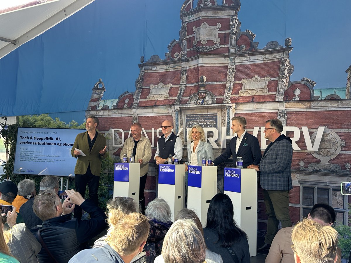 NNIT Group (@nnit) on Twitter photo Tusind tak for et par forrygende dage pรฅ <a href="/Folkemoedet/">Folkemรธdet #fmdk</a> ๐ฉ๐ฐ Og hold op, hvor har vi nรฅet meget ๐ช Stor tak til <a href="/DanskErhverv/">Dansk Erhverv</a>, <a href="/ITBranchen/">IT-Branchen</a>, @TDCErhverv, og <a href="/RudPedersenG/">Rud Pedersen Group</a> for det gode samarbejde.
De blรฅ veste vender tilbage nรฆste รฅr, og vi glรฆder os allerede. #fmdk #FM24 #dkpol Tusind tak for et par forrygende dage pรฅ <a href="/Folkemoedet/">Folkemรธdet #fmdk</a> ๐ฉ๐ฐ Og hold op, hvor har vi nรฅet meget ๐ช Stor tak til <a href="/DanskErhverv/">Dansk Erhverv</a>, <a href="/ITBranchen/">IT-Branchen</a>, @TDCErhverv, og <a href="/RudPedersenG/">Rud Pedersen Group</a> for det gode samarbejde.
De blรฅ veste vender tilbage nรฆste รฅr, og vi glรฆder os allerede. #fmdk #FM24 #dkpol