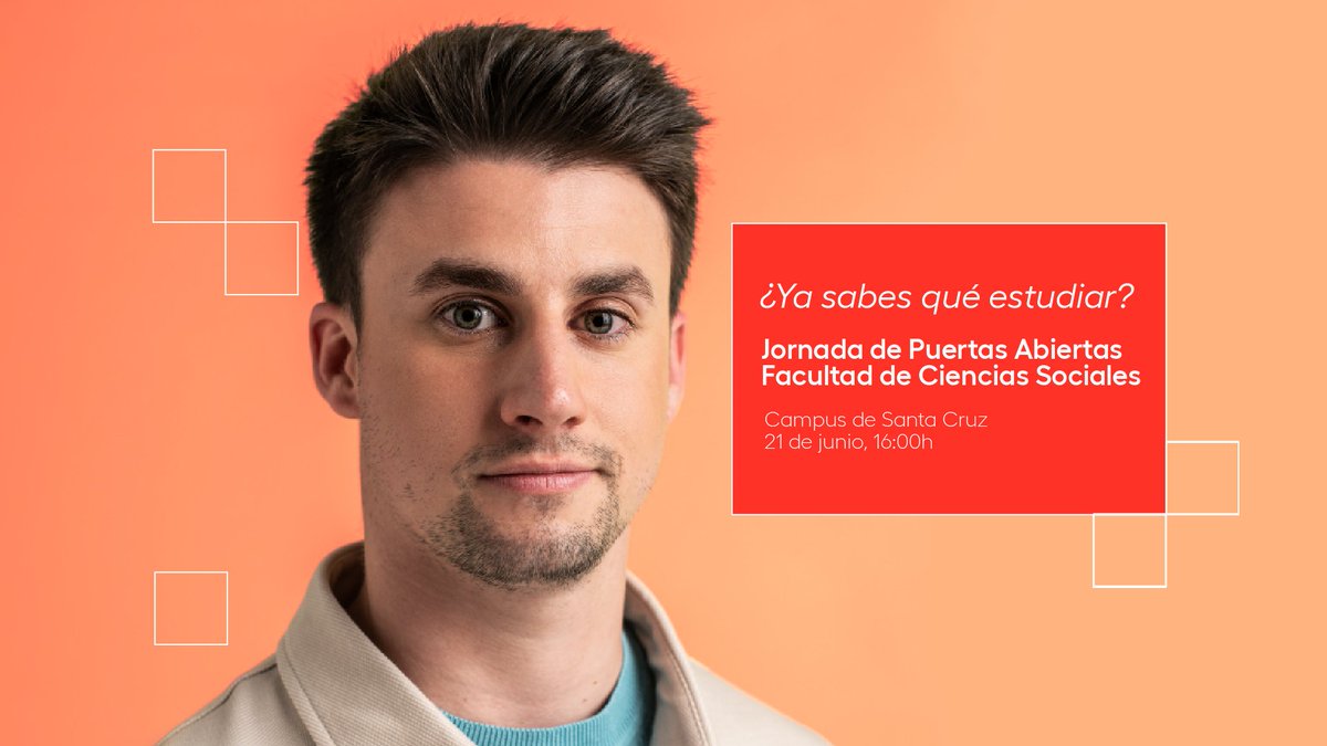 El próximo 21 de junio te esperamos en la Jornada de Puertas Abiertas en el área de Ciencias Sociales🎓

No esperes más, ¡las posibilidades son infinitas! Apúntate ahora y da el primer paso hacia tu futuro con nosotros  👉 ow.ly/Akx250SjOVZ

#SoyUECanarias #UECanarias