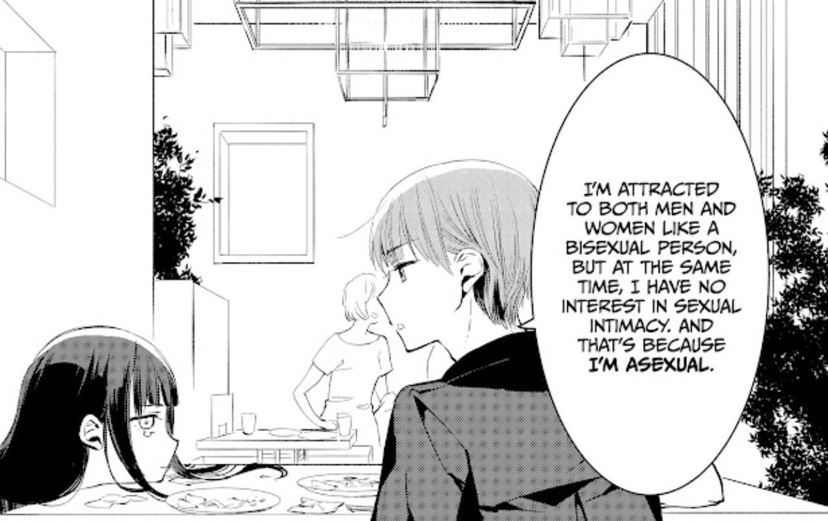 ASEXUAL CHARACTER IN A MANGA?? God is real??