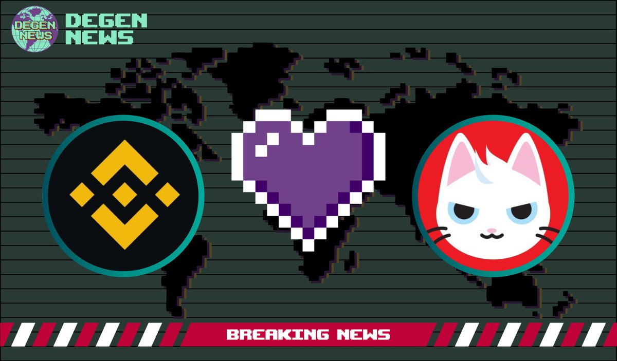 DegenerateNews's tweet photo. BREAKING: @binance FUTURES TO LAUNCH SOLANA MEMECOIN $MEW (@MewsWorld)/ $USDT PERPETUAL CONTRACT WITH UP TO 50X LEVERAGE ON 2024-06-17 14:00 (UTC) https://t.co/cNL2luKCln