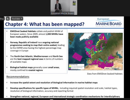 EMODnet's tweet photo. Today @EMarineBoard launch FSB #HabitatMapping with #EMODnet experts as WG members.
#DYK the flagship EMODnet #EUSeaMap broad-scale #SeabedHabitatMap is a unique EU asset?
#NatureRestoration #EUGreenDeal @eumissionocean @JNCC_UK @MarineInst @SYKEint @Ifremer_fr @EU_MARE https://t.co/gMaISysHi1