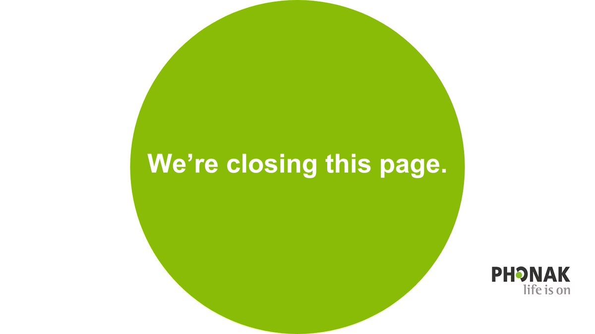 Phonak - Life is On tweet media