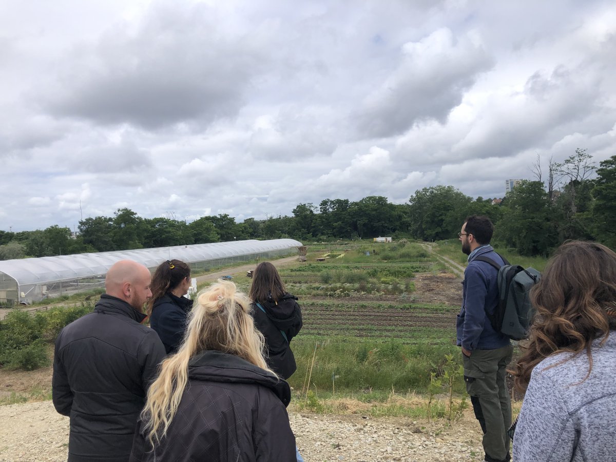 Ce 14 juin, nous visitions entre encadrants techniques la ferme florale Fleurs d'Halage  située sur  Lil'ô implanté sur une ancienne friche industrielle.  30 personnes en parcours d’insertion par an, 125 variétés de fleurs cultivées et distribuées localement  !