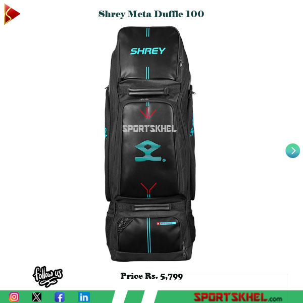 Sportskhel's tweet photo. Experience the perfect blend of strength and elegance with this exclusive Shrey cricket kit bag.

Buy Link: https://t.co/ebqPcp2cMK

#shreymetaduffle100 #shreymetaduffle #cricket #t20worldcup #icct20 #shreysports #shrey #sportskhel #thepavilionsports #pavilionsports https://t.co/lNzc5Hb4aD