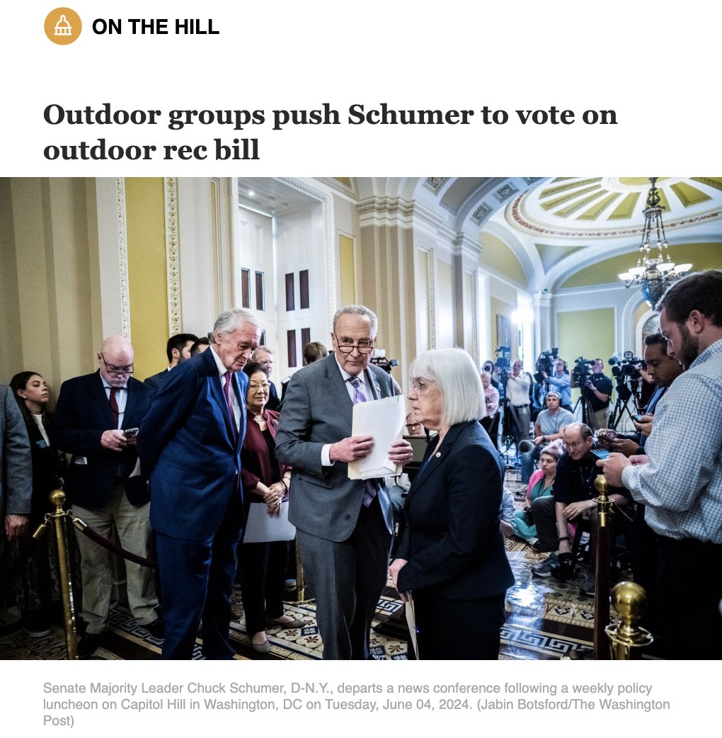 We're proud to join this coalition of organizations and industry groups to push the EXPLORE Act across the finish line! A huge thank you to <a href="/JessOutdoorRec/">Jess Wahl (Outdoor Recreation)</a> &amp; <a href="/ORRoundtable/">Outdoor Recreation Roundtable</a> for leading this effort 🗻🥾

Read the letter here: washingtonpost.com/documents/e70a…