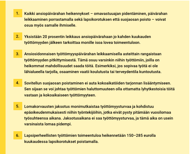 KorhonenMla's tweet photo. #työttömyys #heikennykset #ansioturva #vaikutuselÀkkeeseen https://t.co/bPCp7Kvyno