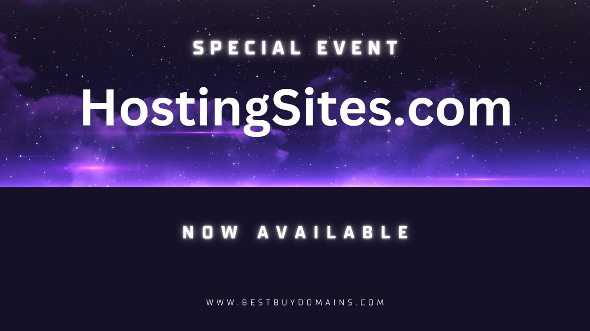 HostingSites.com
#domainsforsale #domainname #domainNames #domain #startup #startups  #Coaching #Brands #Marketing #Tech #DigitalMarketing #consulting #Business  #Finance #IT #motivational  #growth #top #influencer #life #branding #domaininvestors #seo #afternic #grok