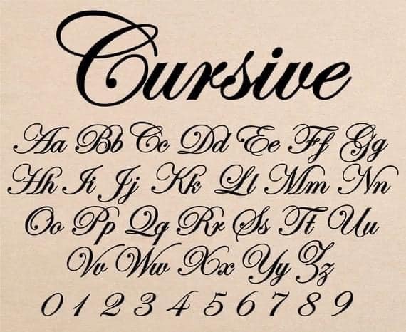euphrosene's tweet image. Do schools really not teach #cursive any more?